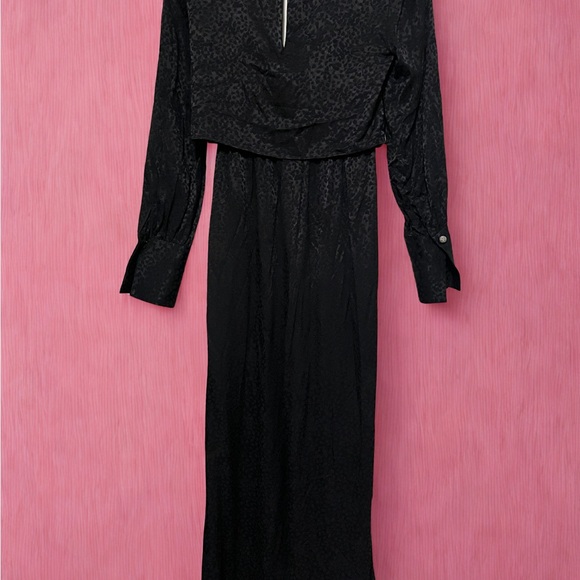 🖤NWT🖤 Elegant Kate Spade Black One Piece Front Tie Pantsuit - Size 0 - Picture 7 of 16